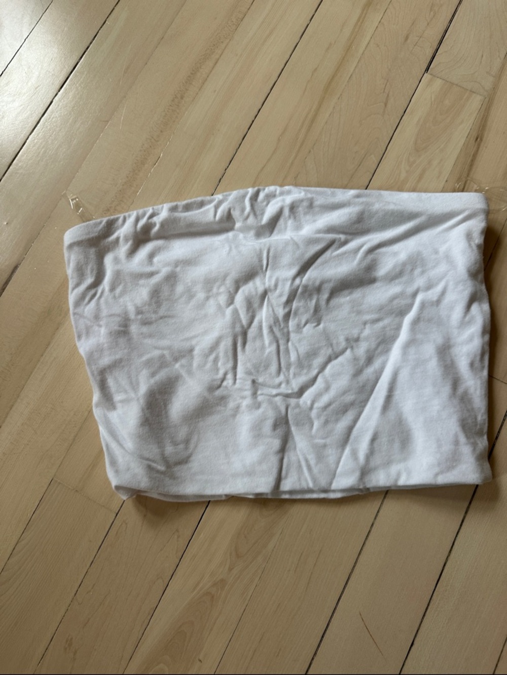 White Strapless Tube Top - Classic Women's Staple